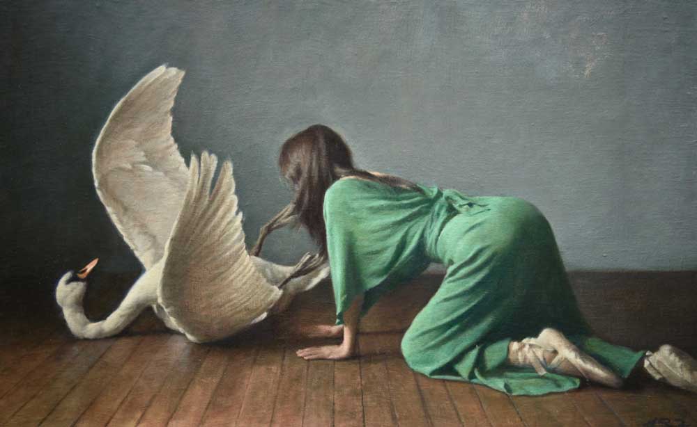 Alex Russell Flint painting image