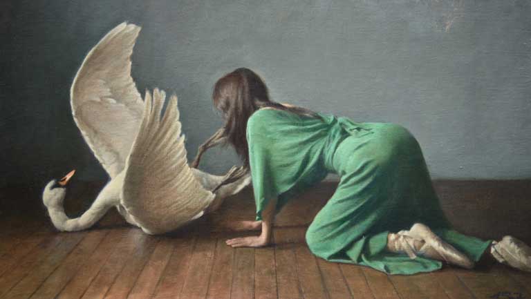 Alex Russell Flint painting image