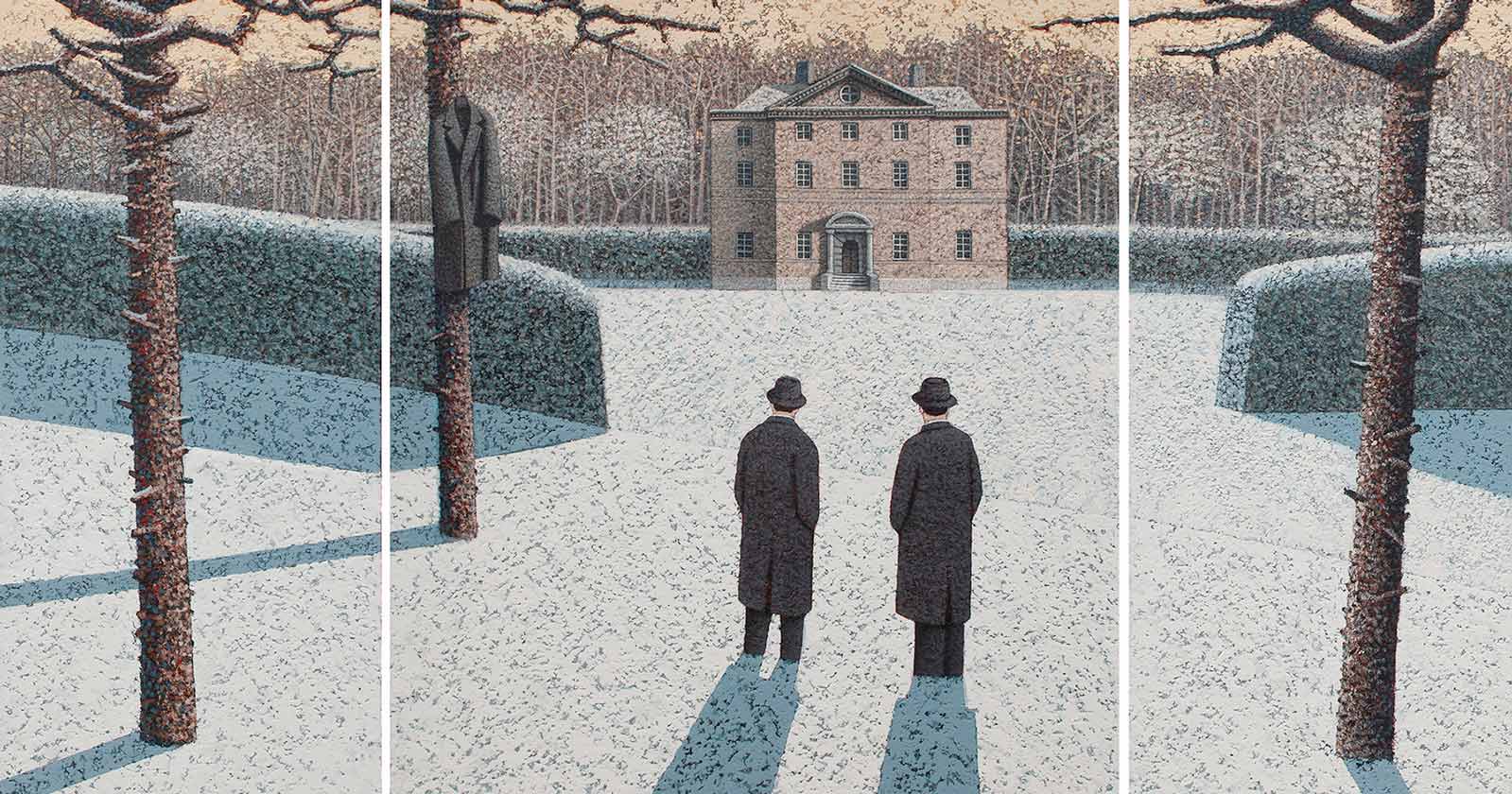 Mark Edwards Artist Painter Surrealist The Blue Wood image