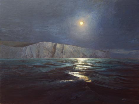 Moonrise, The White Cliffs of Dover