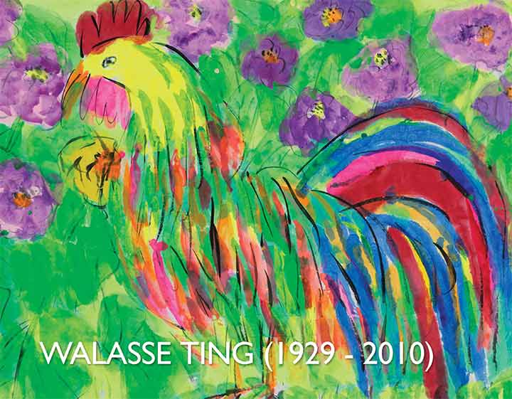 Walasse Ting exhibition catalogue image