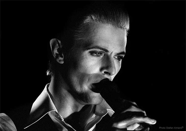 Catto Gallery Stefan Almers David Bowie White Duke 1976 Concert Photographs exhibition image